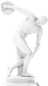 "Discobolus" by Myron