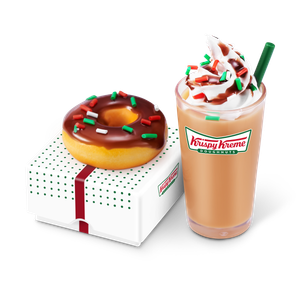#2 Red & Green Sprinkles Donut
