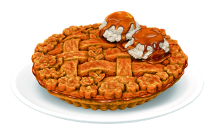 Lattice Top Apple and Cinnamon Pie