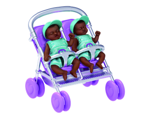 Purple Twin Stroller
