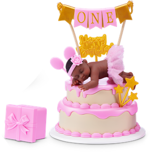 Pink Birthday Cake