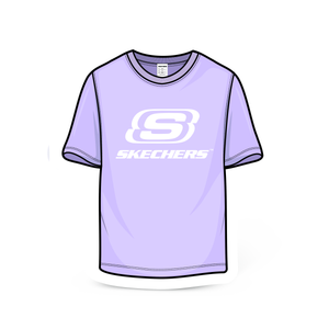 Sticker: Skechers Purple Shirt