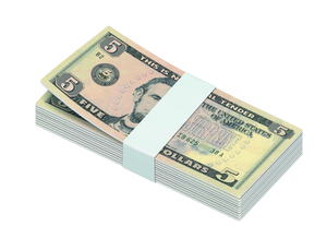 US Dollar $5 Bills