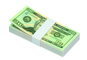 US Dollar $20 Bills